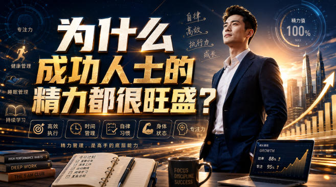 付费文章：为什么成功人士的精力都很旺盛？-航海圈