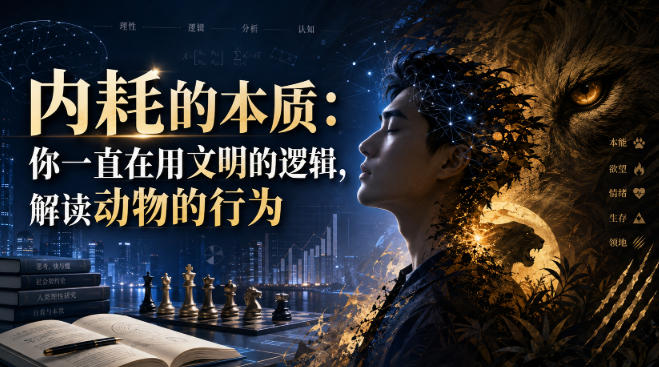 付费文章：内耗的本质：你一直在用文明的逻辑，解读动物的行为-航海圈