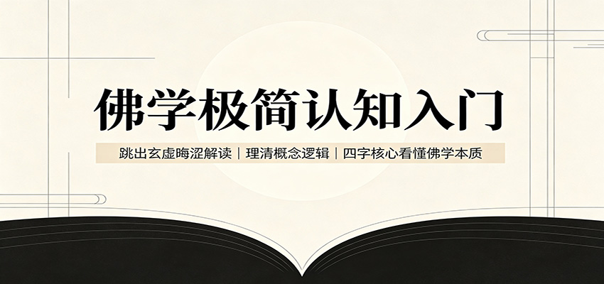 佛学极简认知入门：跳出玄虚晦涩解读，理清概念逻辑，四字核心看懂佛学本质-航海圈