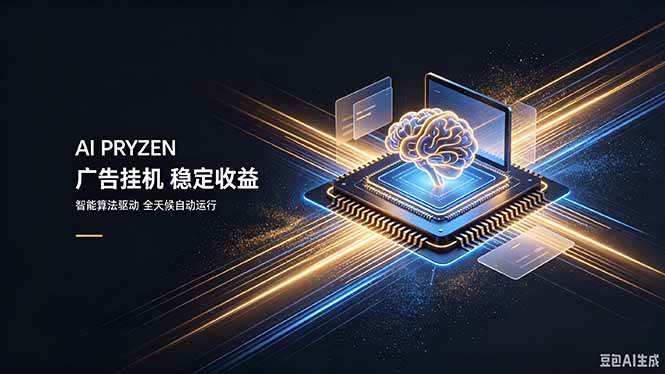 （19815期）AI Pryzen 广告挂机｜24小时自动跑，日入300-500，新手零门槛-航海圈